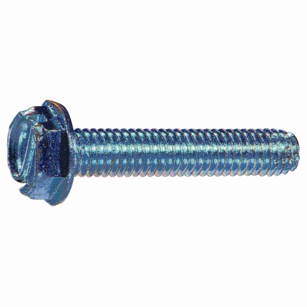 Midwest Fastener Sheet Metal Screw, #10 x 1 in, Zinc Plated Steel Hex Head Hex Drive, 15 PK 931755 - main